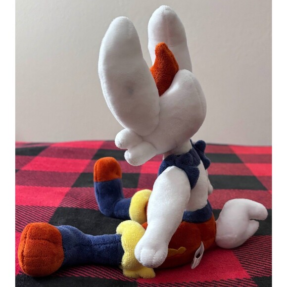 San-ei All Star Collection Cinderace Sitting Pokemon Plush 10.5" Japan Import - Picture 2 of 9